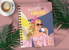 Load image into Gallery viewer, Focused and Fabulous -- Notebook
