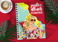 Load image into Gallery viewer, Positive Attracts Positive -- Lined Notebook
