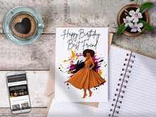 Load image into Gallery viewer, Happy Birthday Best Friend Card