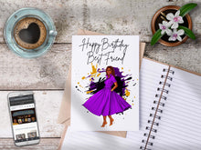 Load image into Gallery viewer, Happy Birthday Best Friend Card