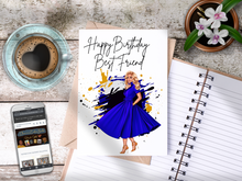 Load image into Gallery viewer, Happy Birthday Best Friend Card