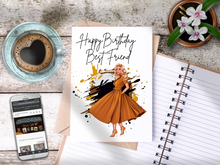 Load image into Gallery viewer, Happy Birthday Best Friend Card