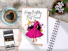 Load image into Gallery viewer, Happy Birthday Best Friend Card