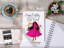 Load image into Gallery viewer, Happy Birthday Best Friend Card