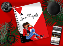 Load image into Gallery viewer, Love Never Fails Teen-Notebook