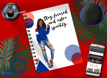 Load image into Gallery viewer, Stay Focused and Extra Sparkly Teen-Notebook