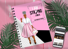 Load image into Gallery viewer, I am Strong! I am a Survivor! The Power of Prayer! -- Notebook