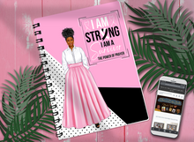 Load image into Gallery viewer, I am Strong! I am a Survivor! The Power of Prayer! -- Notebook