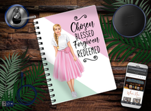 Load image into Gallery viewer, Chosen Blessed Forgiven Redeemed Teen-Notebook