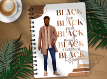 Load image into Gallery viewer, Black Love * Black Royalty * Black History -- Notebook