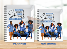 Load image into Gallery viewer, She is me! I am She  -- Matching Planner Notebook
