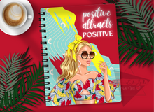 Load image into Gallery viewer, Positive Attracts Positive -- Lined Notebook
